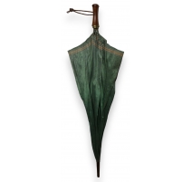 Parapluie en satin vert