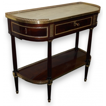 Louis XVI half-moon console table. at  Moinat SA  - Antiques and home décor