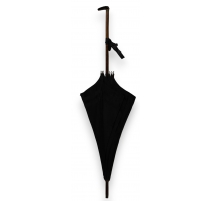 Ombrelle d'enterrement en soie noire