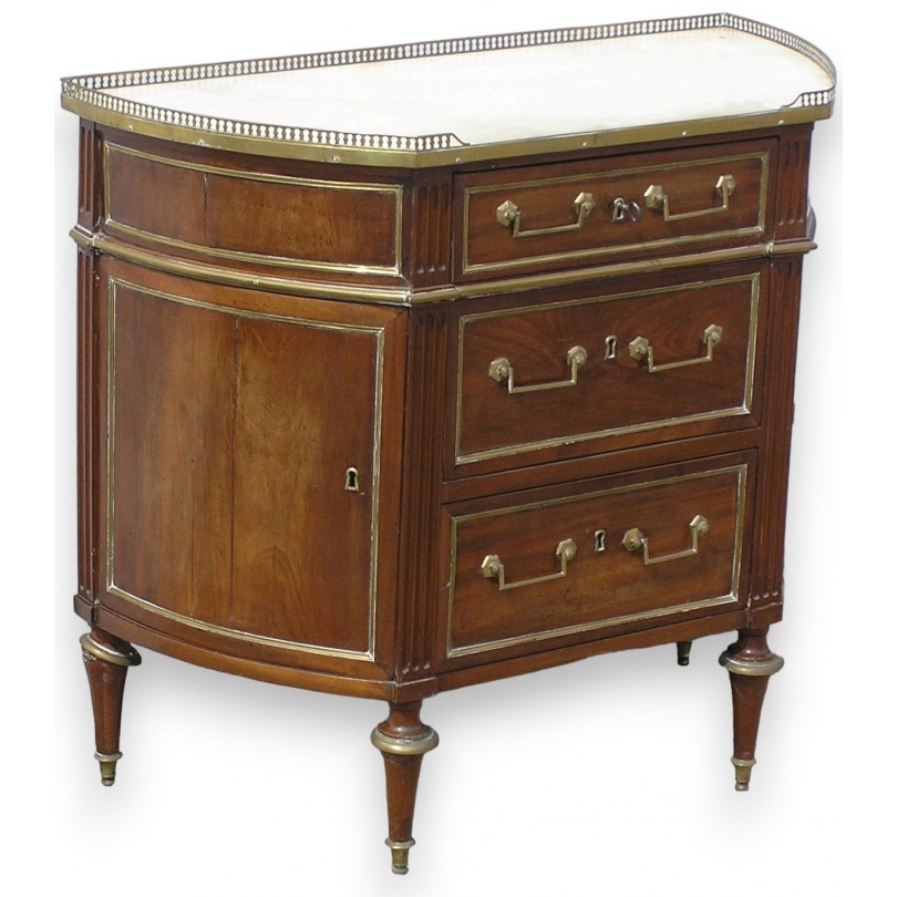 Commode demi-lune Louis XVI.