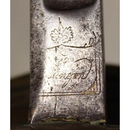 Epée d'officier à la Française en bronze doré,