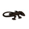 Lézard en fonte noire