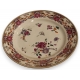 Assiette en porcelaine décor fleurs