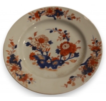 Assiette en porcelaine décor fleurs