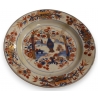 Assiette en porcelaine décor vase de fleurs