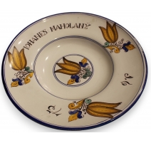 Plat en faïence IOHANES MAHOLANY