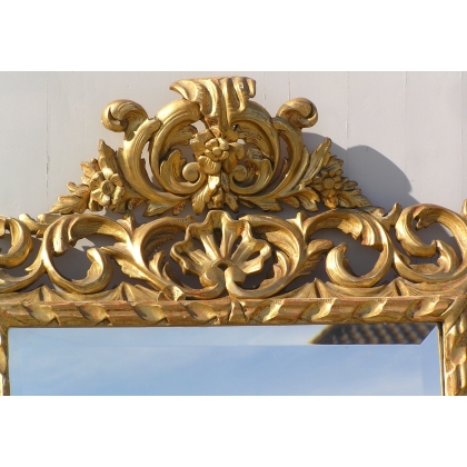  Miroir Baroque rectangulaire. sur  Moinat SA  - Antiquités décoration