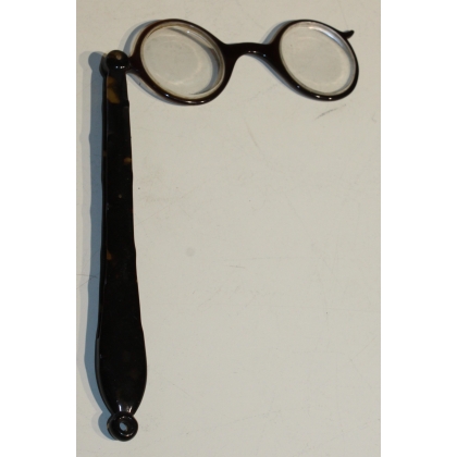 A pair of tortoiseshell glasses