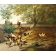 Tableau "Basse-cour" signé J. COPPENOLLE