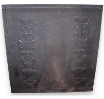 Plaque de cheminée "Vases de fleurs"