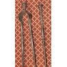 Pelle et pince de chimnée en fer forgé