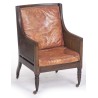 Bergère anglaise Georges III en acajou