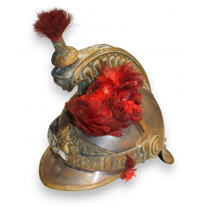 Casque d\'officier de dragons par HELBRONNER