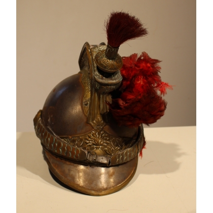 Dragoon officer’s helmet by HELBRONNER