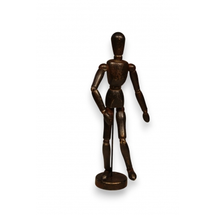 Modèle d\'artistes en bois noirci