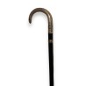 Canne corbin en argent 800 décor coquilles