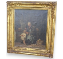 Painting "Grandpa and grand so