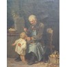 Paintings | Painting entitled ‘Grandfather’. Moinat SA  – Antiques and home décor