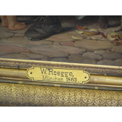 Paintings | Painting entitled ‘Grandfather’. Moinat SA  – Antiques and home décor