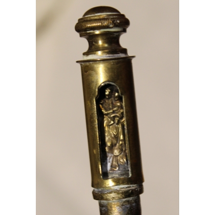 Canne-reliquaire "la Vierge et l'Enfant"