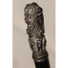 Canne pommeau en argent Chien de Fô