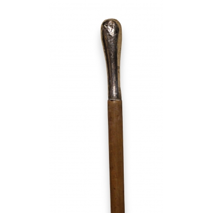 SW silver-tipped walking stick