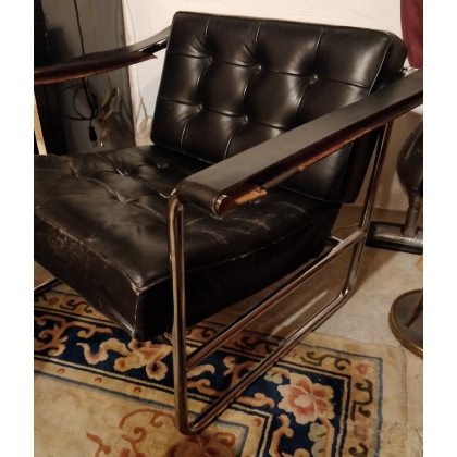Paire de fauteuils HE-113 par EICHENBERGER