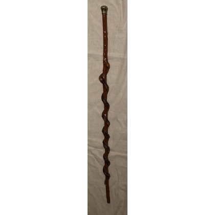Canne Serpent pommeau en laiton