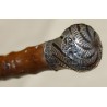 Canne pommeau en argent