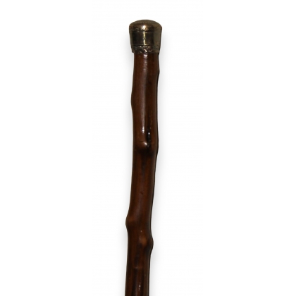 Silver-handled walking stick with a cross