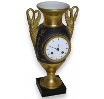 Empire clock vase shape, handl
