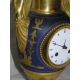 Empire clock vase shape, handl