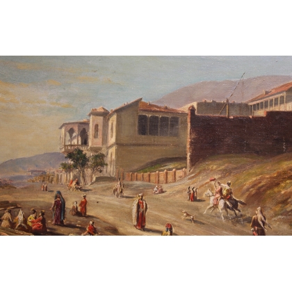 Tableau orientaliste copie de DECAMPS