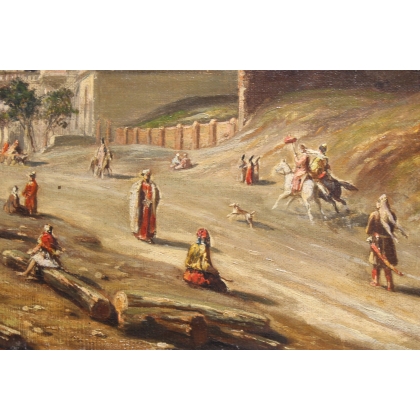 Tableau orientaliste copie de DECAMPS