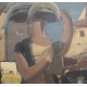 Tableau "Femmes au marché" signé FUSTIER 44