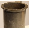 Tin measuring jug, HALF-LITRE