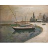 Tableau \"Morges\" signé Alf. BOLLE