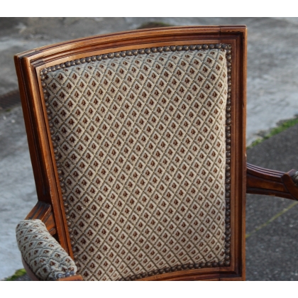 Paire de fauteuils style Louis XVI