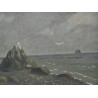 Paintings | Painting: ‘Seaside’. Moinat SA  – Antiques and home décor