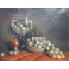 Tableau \"Le lave raisins\" signé P. JULIEN