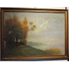 Pastel "Saint-Sulpice" signé Louis BAUDIT 1922