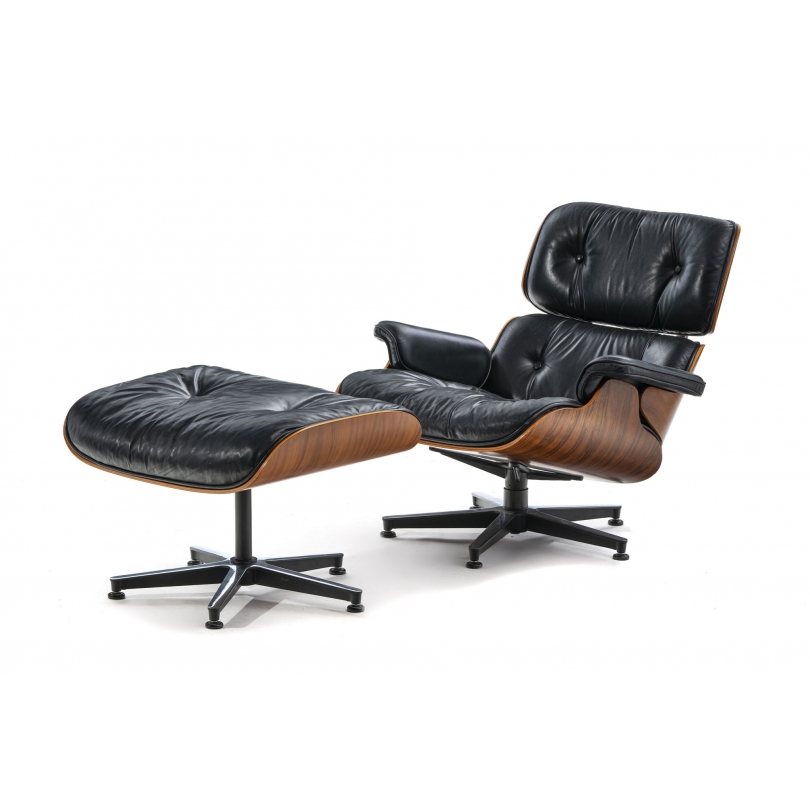 Fauteuil et ottoman EAMES par Co.fe.mo