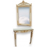 Console et son miroir de style Directoire