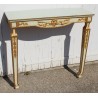 Directoire-style console table and mirror