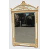Directoire-style console table and mirror