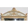 Directoire-style console table and mirror