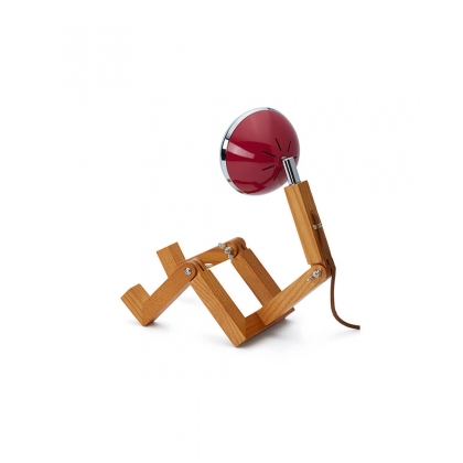 Lampe Mini Mr. Wattson Rouge cerise