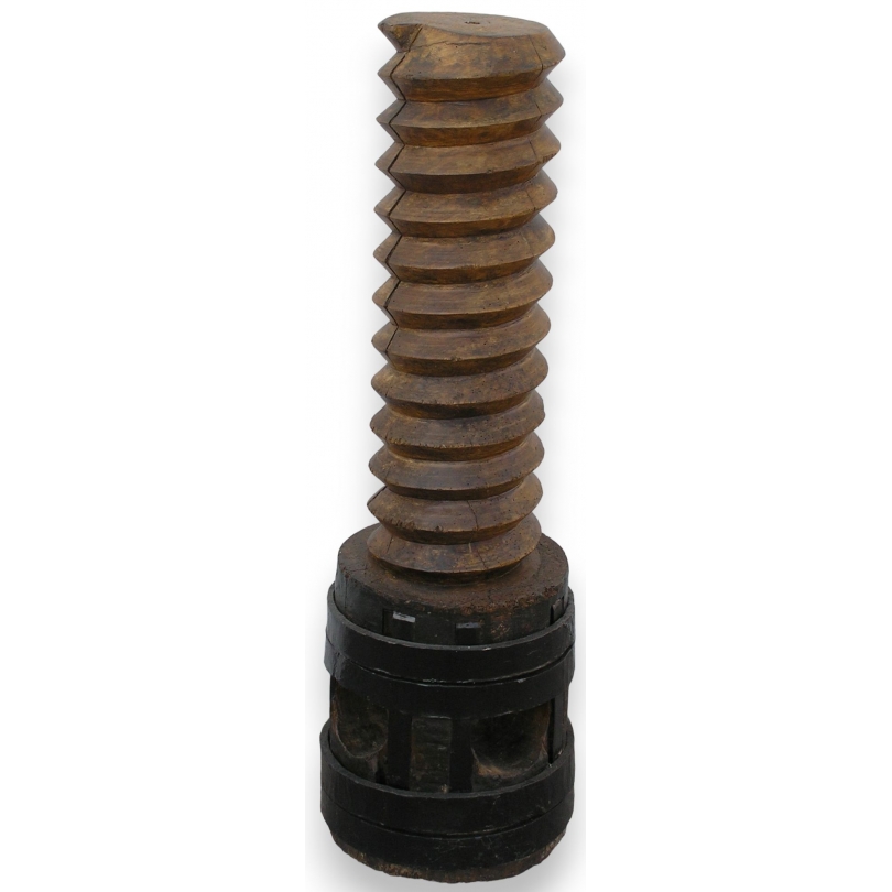 Wine press screw