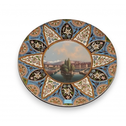 Plat en céramique de Thoune \"Genève\"