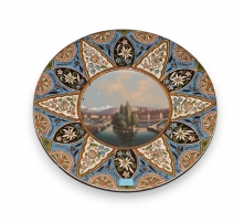 Plat en céramique de Thoune "Genève"
